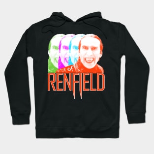 Renfield movie Nicolas Cage as count dracula fan works graphic design by ironpalette Hoodie